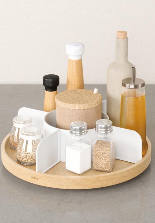 Umbra - Bellwood lazy susan divider - white & natural