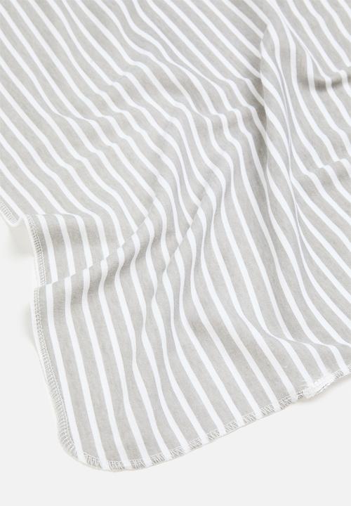 Pop Candy - Stripe wrap blanket - beige 