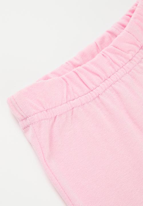 Pop Candy - Printed pj set - pink & white