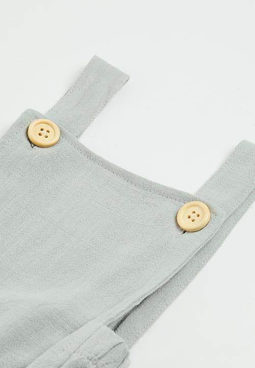 Pop Candy - Pinafore romper - grey