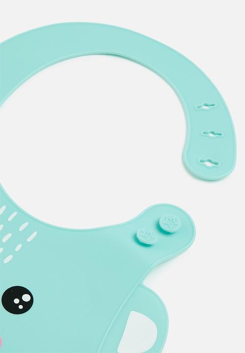 Pop Candy - Baby silicone bibs - blue