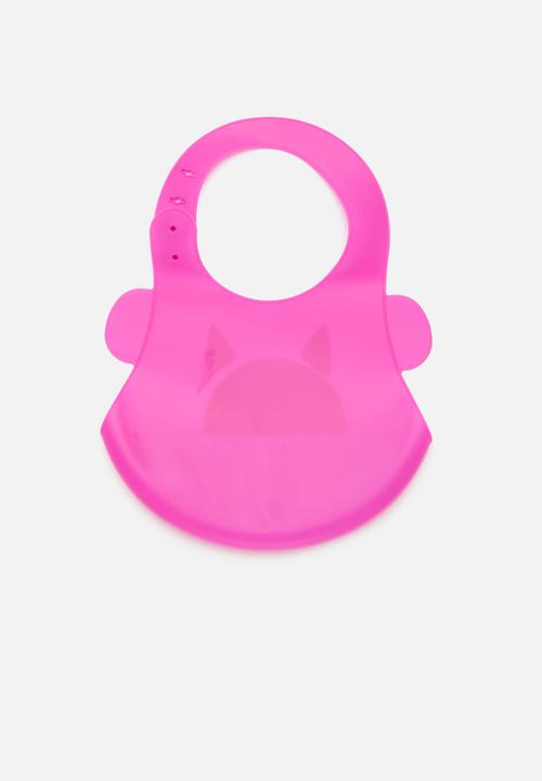 Pop Candy - Baby silicone bib-dark pink