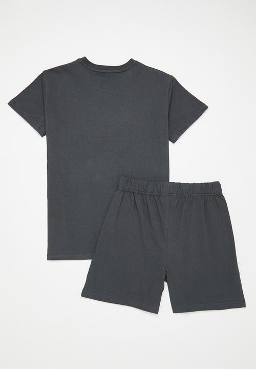 Pop Candy - Summer pj set - charcoal