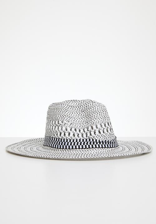 edit - Marley sun hat - black & white