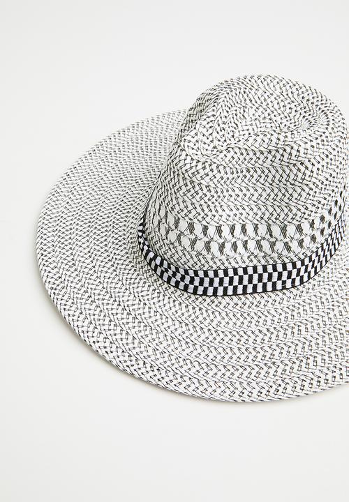 edit - Marley sun hat - black & white