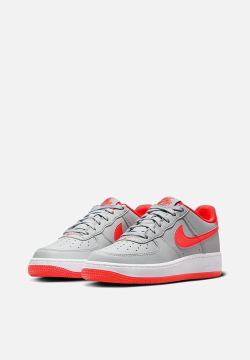 Nike - Nike air force 1 - lt smoke grey/bright crimson-white