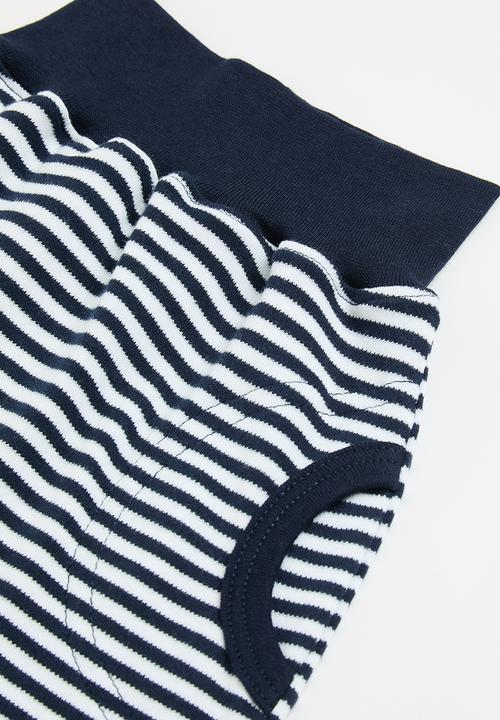 Little Lumps - Slouch shorts - navy stripes
