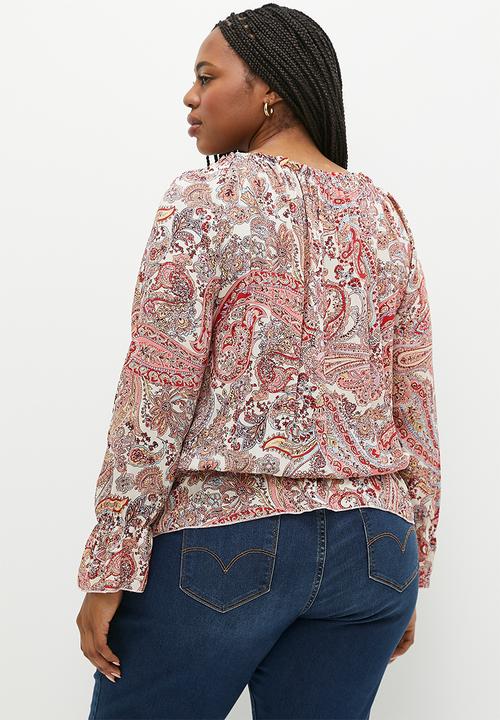 Z-ONE - Long sleeve blouse - pink diverse