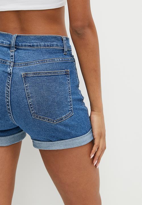 HAILYS - Denim shorts - blue