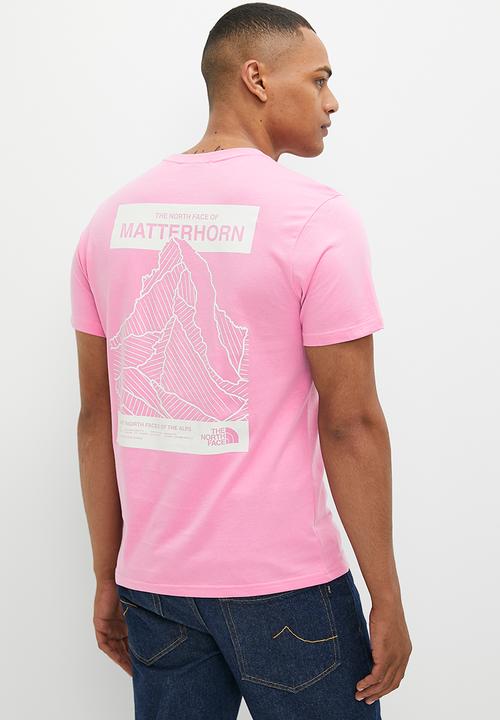 The North Face - M matterhorn face short sleeve tee - orchid pink (i0w)