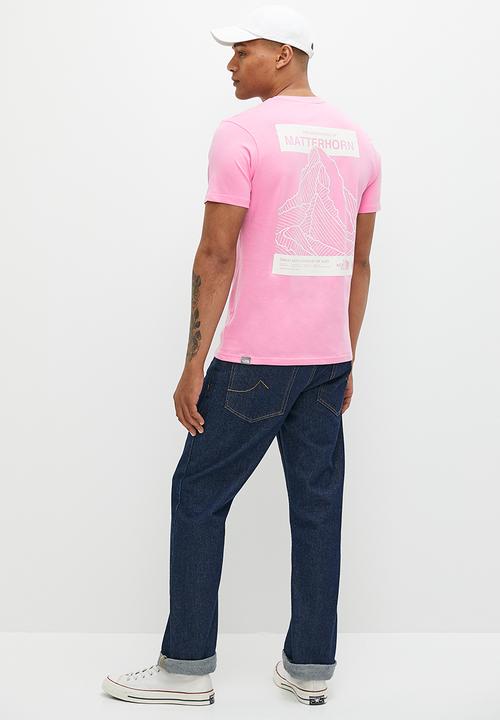 The North Face - M matterhorn face short sleeve tee - orchid pink (i0w)