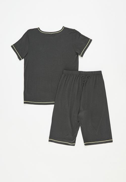 Pop Candy - Pj set - charcoal