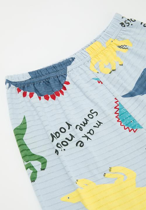 Pop Candy - Dino print pj set - blue