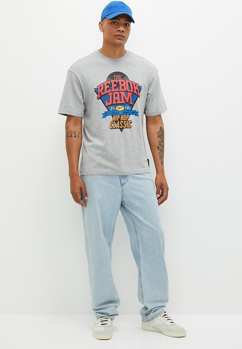 Reebok - HRN hip hop graphic tee - grey 