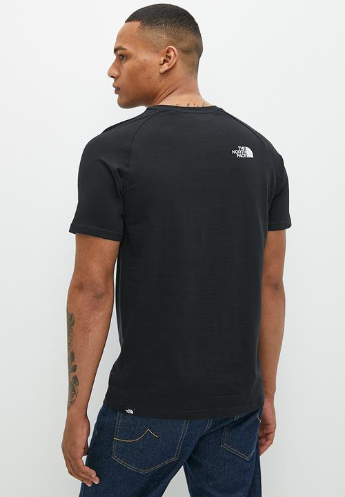 The North Face - M short sleeve  raglan redbox tee - eu -black