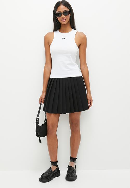 Calvin Klein - Micro monologo racer back - white