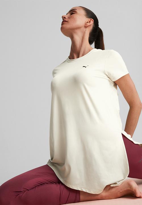 PUMA - Maternity studio oversized tee - alpine snow