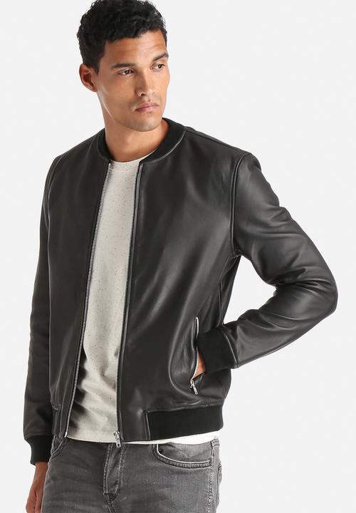 selected homme lamb leather jacket