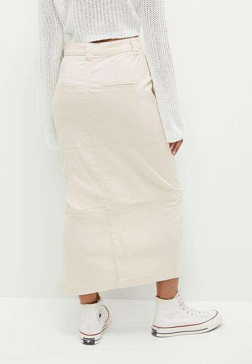 Cotton On - Kai maxi skirt - stone