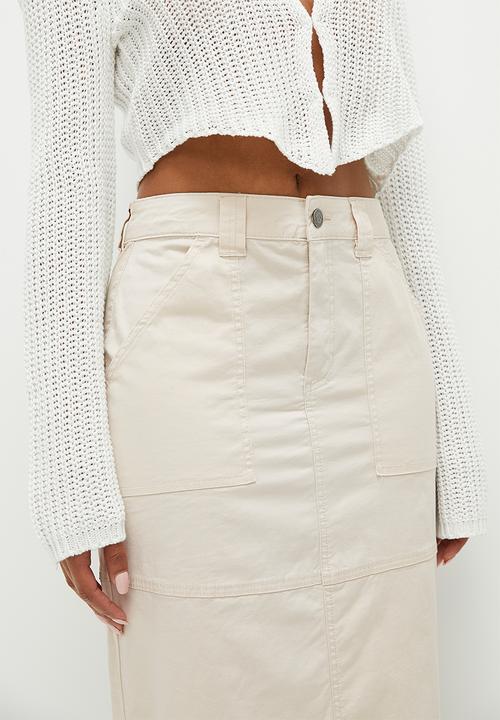 Cotton On - Kai maxi skirt - stone