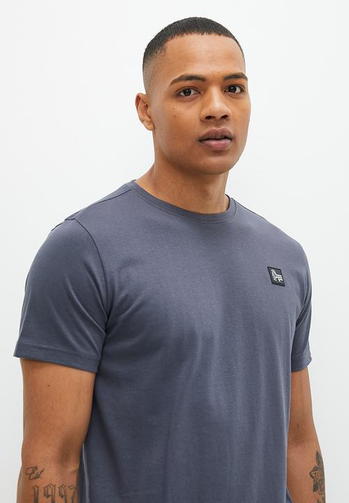 Alpha Industries - Ai rubber badge tee - dark grey
