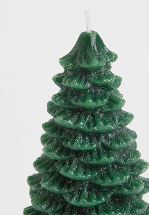 H&M - Fir-tree-shaped candle - green