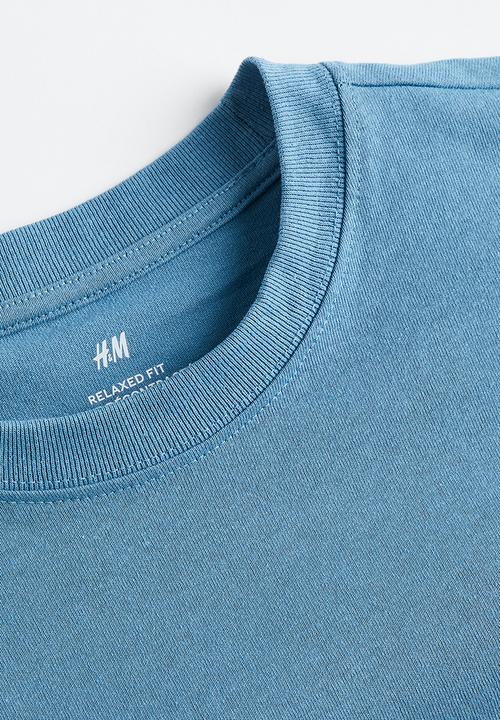 H&M - Relaxed fit T-shirt - blue