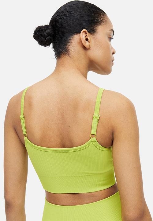 H&M - Drymove™ light support sports bra - lime green