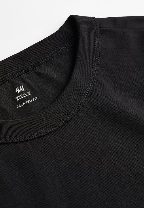 H&M - Coolmax® relaxed fit T-shirt - black