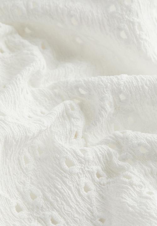 H&M - Draped dress - white