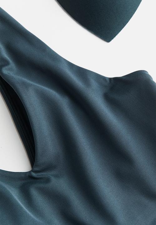 H&M - Softmove™ medium support sports bra - dark teal