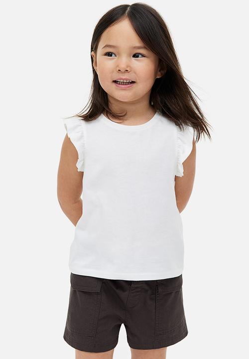 H&M - Cotton cargo shorts - black