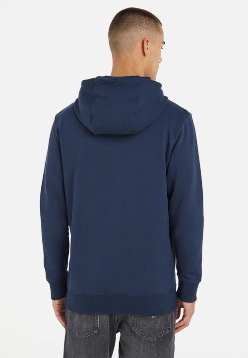 Tommy Hilfiger - TJM regular entry graphic hoodie - mid blue