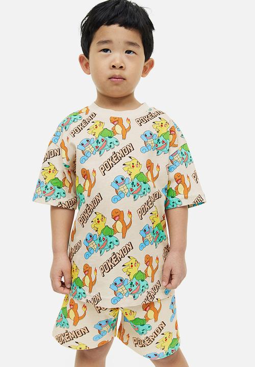 H&M - 2-pack printed sweatshorts - multi