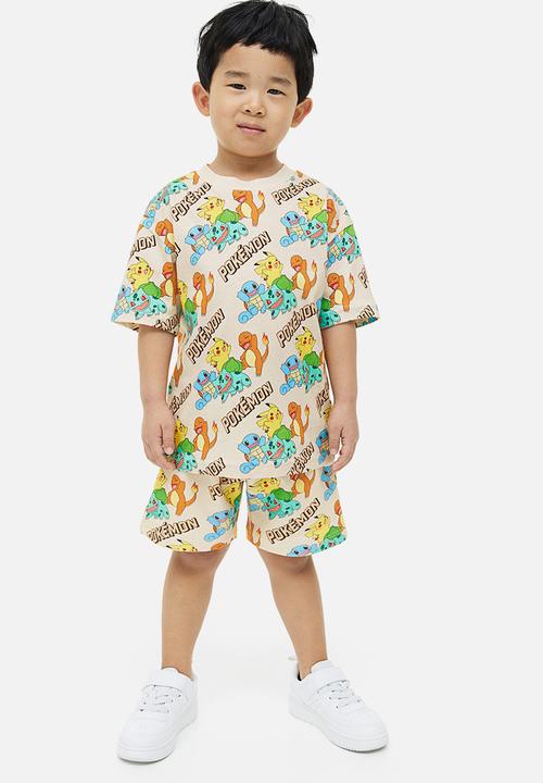 H&M - 2-pack printed sweatshorts - multi