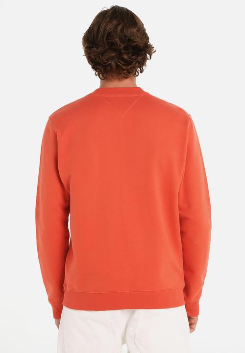 Tommy Hilfiger - TJM reg entry graphic crew - dark red