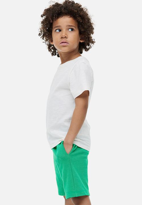 H&M - Sweatshirt shorts - green