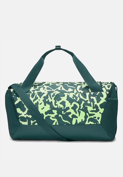 Nike - Brasilia duffle bag - deep jungle / lite lemon twist / white