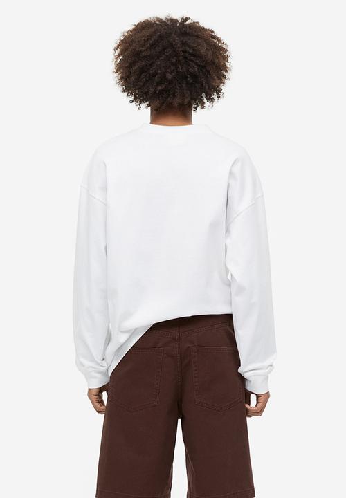 H&M - Loose fit twill shorts - dark brown