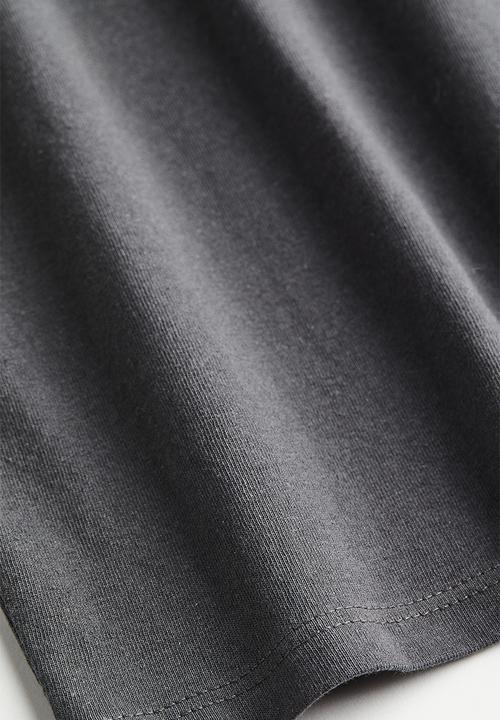 H&M - Oversized printed t-shirt - grey/atelier 93