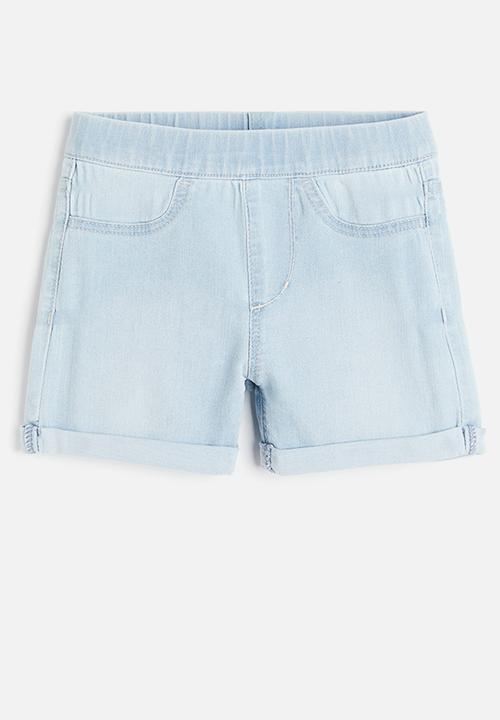 H&M - Denim shorts - light denim blue