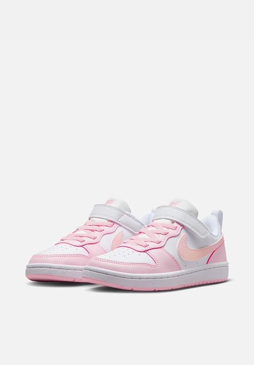 Nike - Nike court borough low recraft - white & pink foam