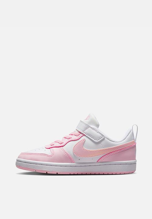 Nike - Nike court borough low recraft - white & pink foam