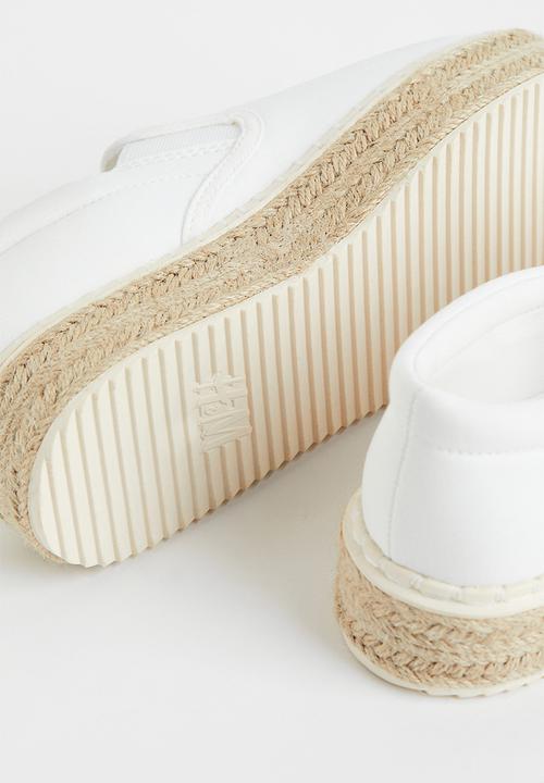 H&M - Platform espadrilles - white