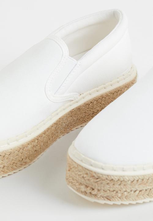 H&M - Platform espadrilles - white