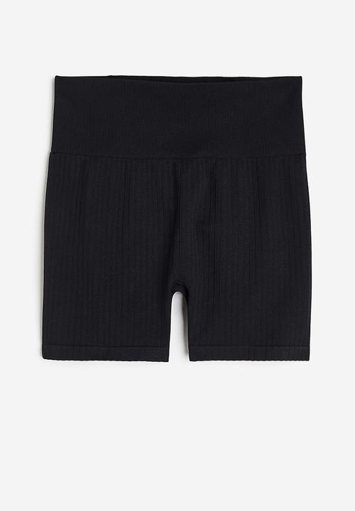 H&M - Drymove™ seamless hotpants - black