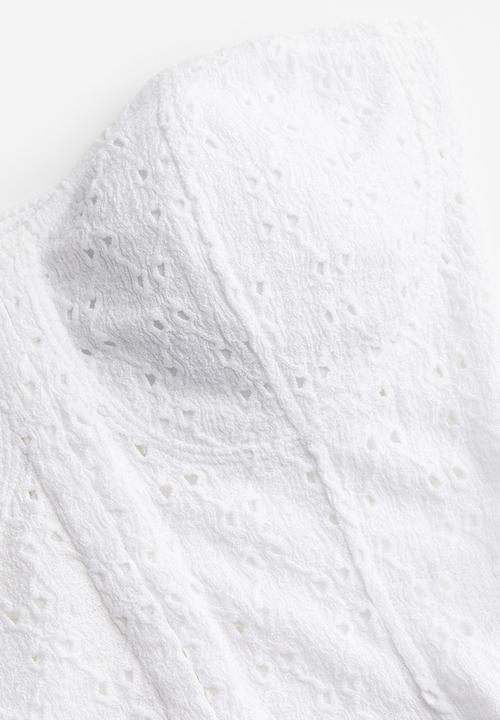 H&M - Corset top - white