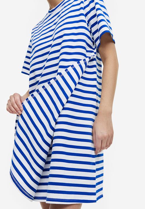 H&M - Mama t-shirt nursing dress - blue