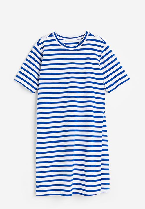 H&M - Mama t-shirt nursing dress - blue