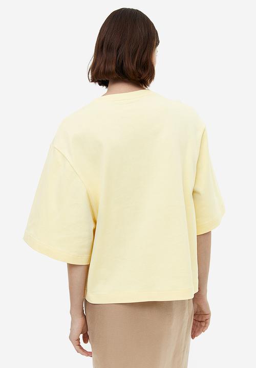 H&M - Cotton t-shirt - yellow